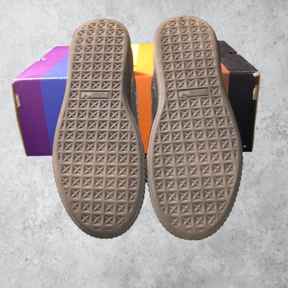 Puma | Fuzzy Suede Platform Elemental | Steel Grey & Grey - Picture 5 of 16